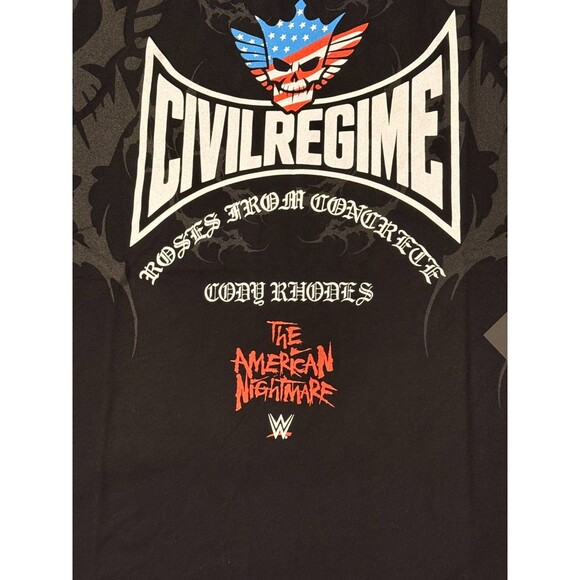 Civil Regime x WWE Cody Rhodes Oversized T-Shirt XL NWT "American Nightmare" - Picture 5 of 6